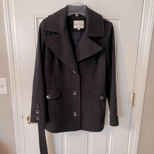 Reiss Navy Blue Wool pea coat